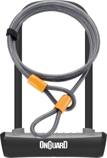 Onguard Sykkellås U-Lock Neon Svart 10X1200 Mm (8154Bl)
