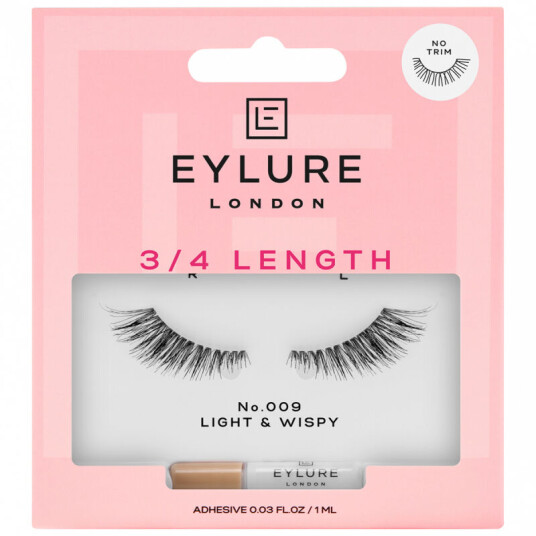Eylure 3/4 Lengde Falske Øyevipper No. 009 - Katteøyne Look