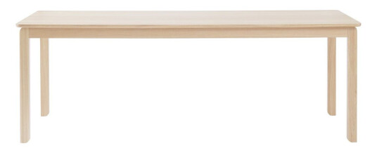 1898 Alfred spisebord 90x220 cm Hvitpigmentert eik