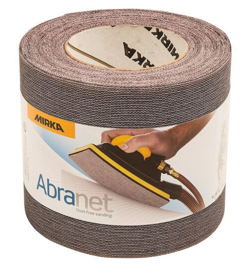 Mirka Slipnätsrulle Abranet 115mmx10m Grip P240 Mirka Slipnätsrulle Abranet 115mmx10m Grip P240
