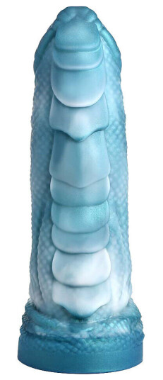 XR Brands - Creature Cocks Creature Cocks: Sea Serpent, Blue Scaly Silicone Dildo