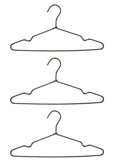House Doctor Wire kleshenger 3-stk. M?rkegr?