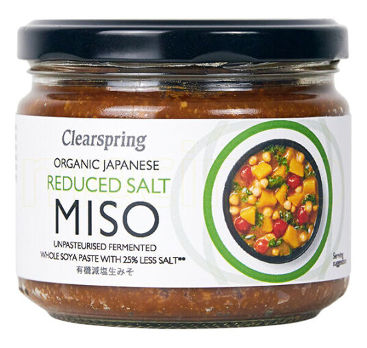 Clearspring Miso Brown Rice Redusert Salt, Upasteurisert 270g Clearspring Miso Brown Rice Redusert Salt, Upasteurisert 270g