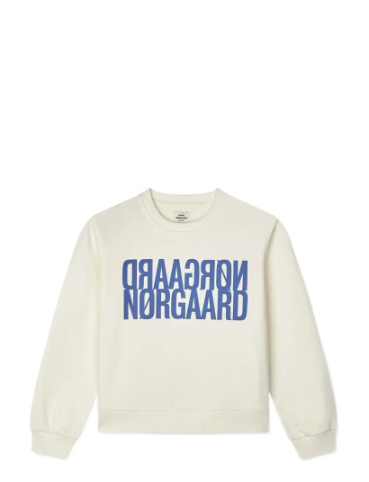 Mads Nørgaard Original Sweat Talinka Sweatshirt Cream 140 Mads Nørgaard Original Sweat Talinka Sweatshirt Cream 140