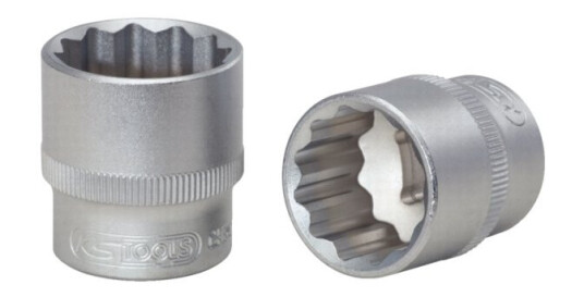 Ks Tools 917.3825, Stikkontakt, 3/8", Imperisk, 1 Hoder, Kromvanadiumstål, Din 3120, Iso 1174, Din 3124, Iso 2725