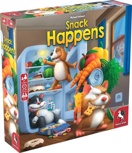 Pegasus Snack Happens Brettspill Engelsk 2-4 Spillere 5+ År