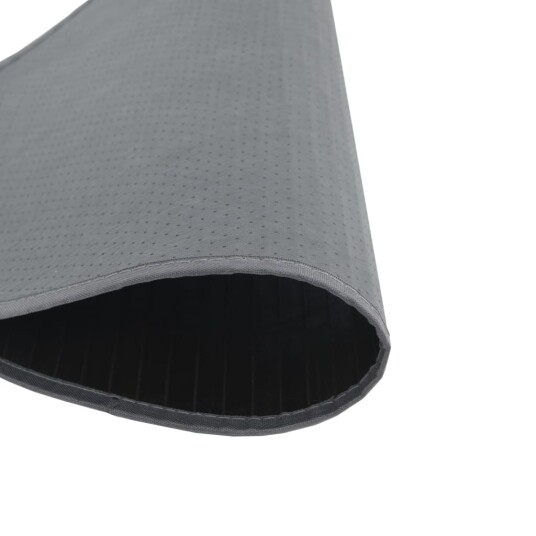  Teppe rund grå 100 cm bambus 8721012370074
