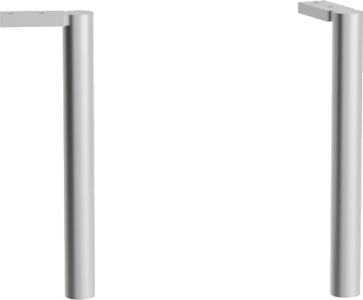 BASE føtter 2 stk. høyde 283 mm for VAL Krom