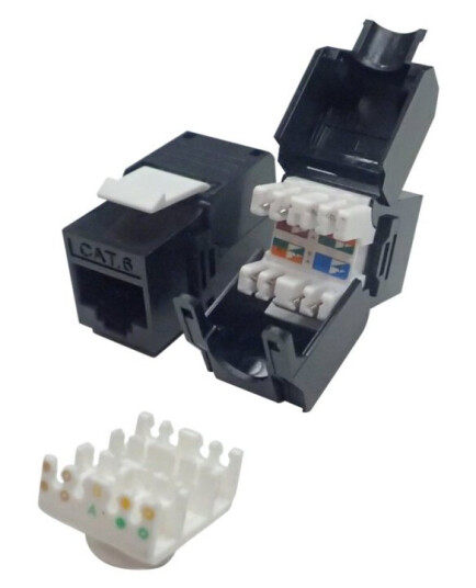Netrack Modulinnlegg Cat 6 Utp Rj-45 Svart