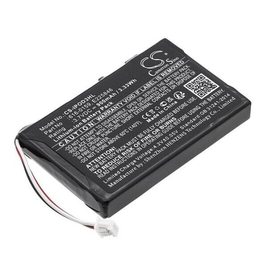 Apple iPod 3rd generation (32GB) batteri (900 mAh 3.7 V, Sort) Apple iPod 3rd generation (32GB) batteri (900 mAh 3.7 V, Sort)