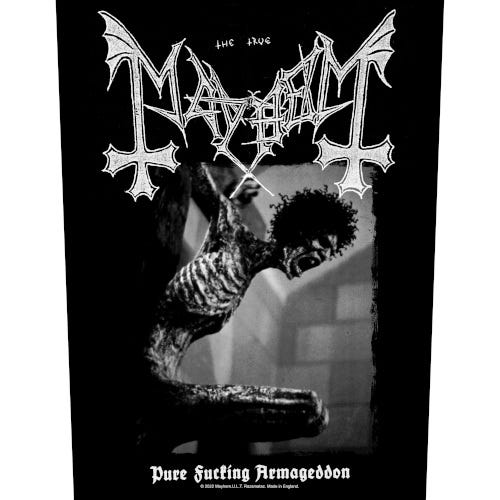 Back Patch Pure Fucking Armageddon Back Patch Pure Fucking Armageddon