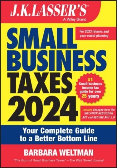 J.K. Lassser'S Small Business Taxes 2024 Av Barbara (Idg Books Worldwide Inc.) Weltman