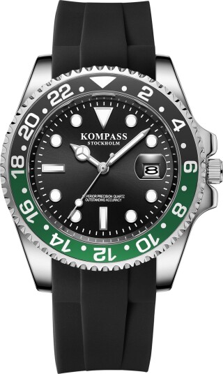 Kompass Grand Voyager Silver Black Green