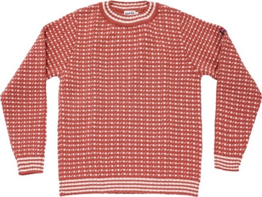 Devold Islender Refined Sweater Marsala/offwhite S