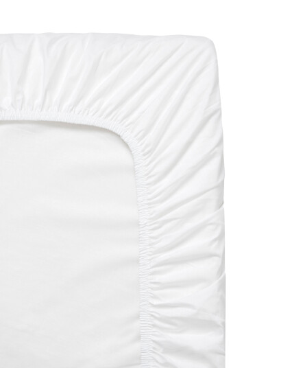 Engholm Textiles Jersey Faconlagen - White - 90X200X45CM