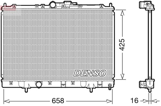 DENSO DRM45051 Radiator, motorkjøling