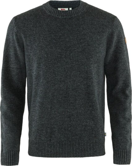 Fjellreven Men"s Övik Round neck Sweater Dark Grey S