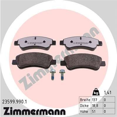 Bremseklosser ZIMMERMANN 23599.990.1