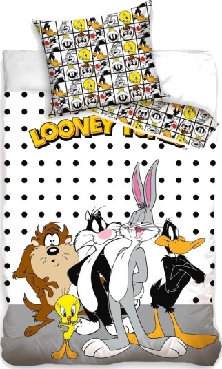 Looney Tunes Sengetøj 150 X 210 Cm   100 Procent Bomuld