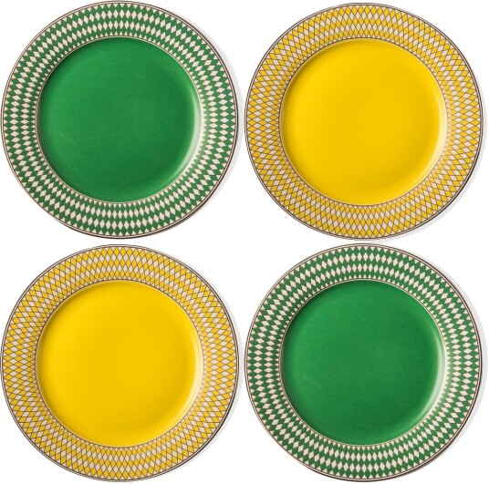 Pols Potten  Chess tallerken 4 stk 19,3 cm