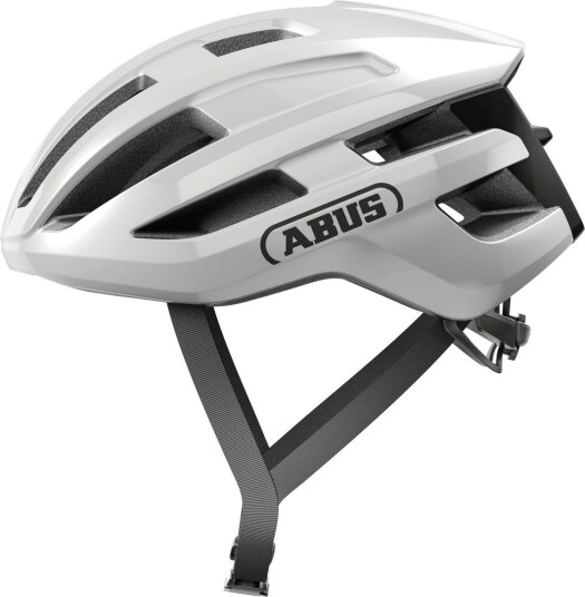 Abus Powerdome Sykkelhjelm Shiny White Abus Powerdome Sykkelhjelm Shiny White