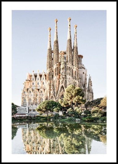 Sagrada Família Barcelona Plakat Plakat / 21x30cm
