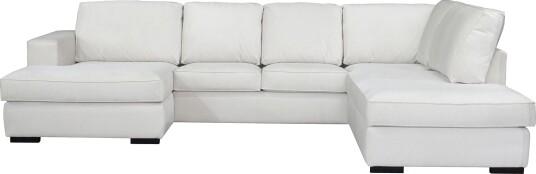 Steinland U Sofa Divan Høyre Hvit