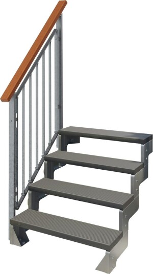 Hagetrapp Dolle Gardentop Trimax med Nordic Rekkverk