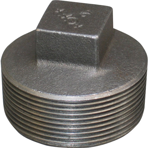 2,1/2" svart plugg