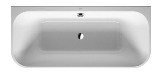 Duravit Happy D.2 Badekar m/panel 1800x800 mm. Mot én vegg