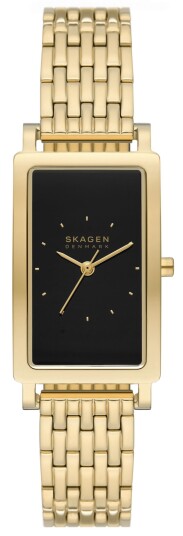 Skagen Dameklokke SKW3113 Hagen Sort/Gulltonet stål Ø43 mm Skagen Dameklokke SKW3113 Hagen Sort/Gulltonet stål Ø43 mm