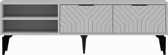 TV-bord Lyven Hvit - Hvit