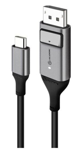Alogic Ultra 2m USB-C til DisplayPort Kabel 4K 60Hz Svart
