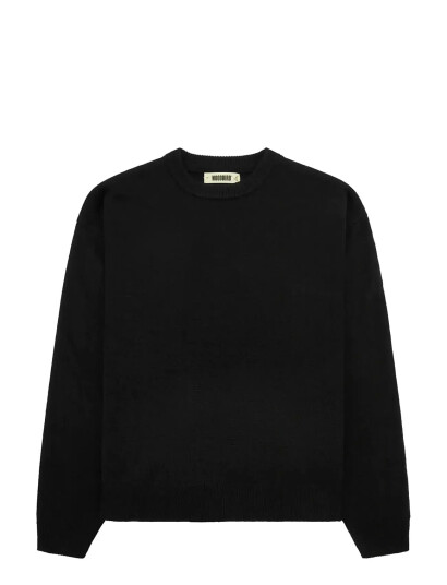 Woodbird Wbkurt Base Knit - Black - S Woodbird Wbkurt Base Knit - Black - S
