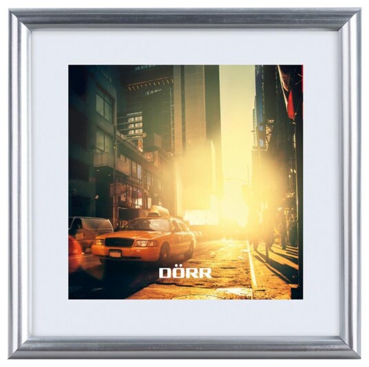 DÃRR New York Square Billedramme Plast 10x10cm SÃ¸lv