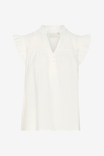 KAFFE - Bluse kaLiany Via Blouse - Hvit