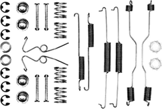 Tilbehørsett, bremsesko TRW SFK111