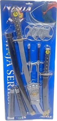 GA Toys Ninja set 7 parts