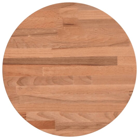  Bordplate Ø30x2,5 cm rund heltre bøketre 355934