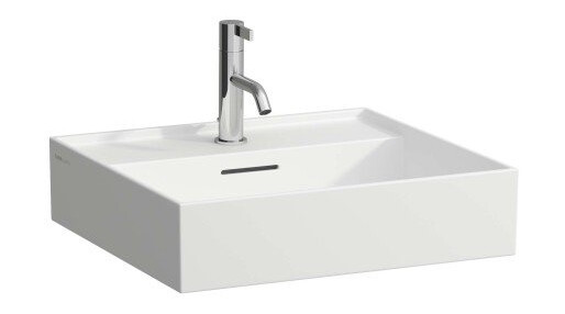 Kartell Laufen servant, 50x46 cm, matt hvit