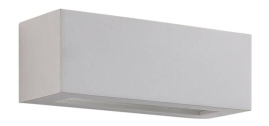 Lindby Tjada vegglampe, kantet, gips, 21,8 cm