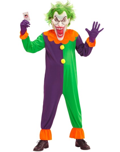 Evil Joker Inspirert Barnekostyme med Maske Strl 8 10 ÅR