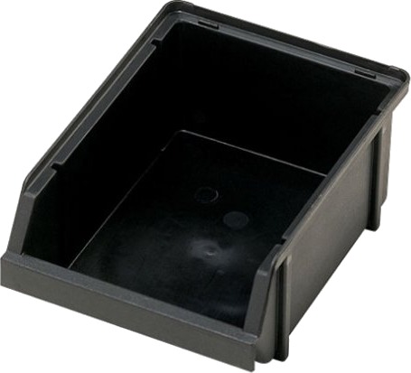 Raaco 3 160 Esd Lager Kurv Sort Rektangulær Monokromatisk 125 Mm 173 Mm