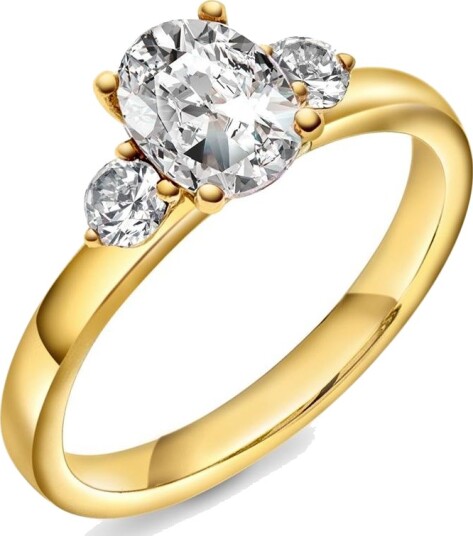 Gems By Gulldia Duchess LAB diamantring i 585 gult gull 1,55 ct