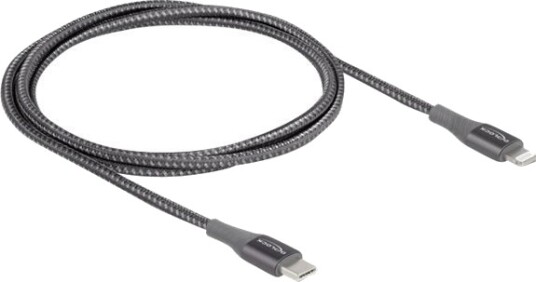Delock Lightning-Kabel Usb-C Hann Til Lightning Hann 1 M Grå