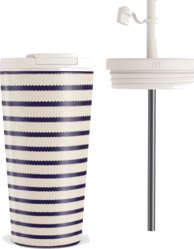 Burga termokopp med lokk og suger??r   500ml   Old Money