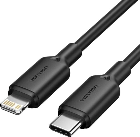 Usb-C Til Lightning-Kabel 1 M Svart Lakbf Vention
