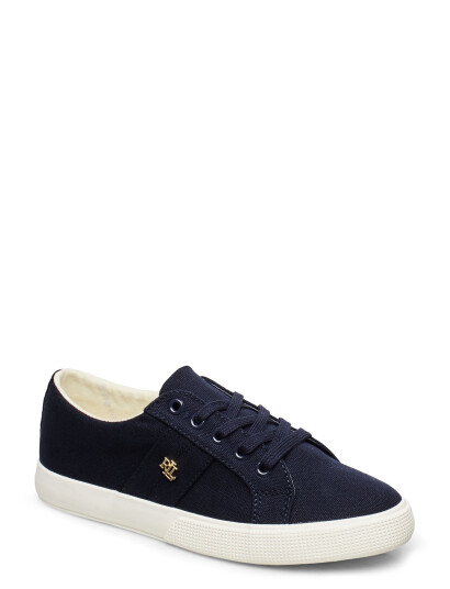 Lauren Ralph Lauren Janson Ii Canvas Sneaker - Navy - 37.5