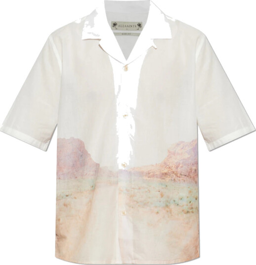 AllSaints Herre Skjorter Beige L,