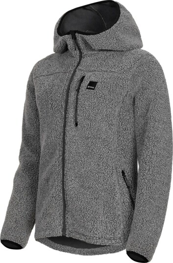 Urberg Pile Hoodie Wmn Grey Melange L